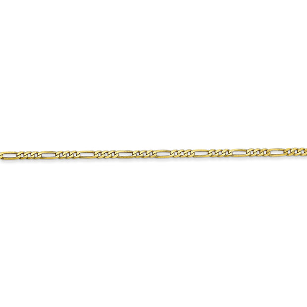 10k 1.75mm 18in Flat Figaro Chain