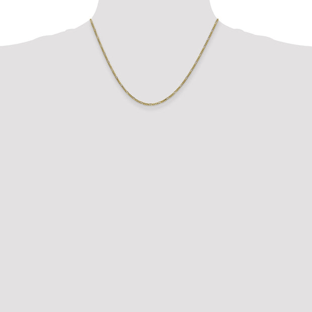 10k 1.75mm 18in Flat Figaro Chain