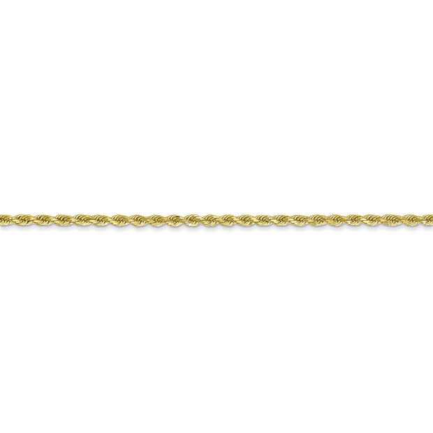 10k 1.75mm 24in Diamond-cut Rope Chain