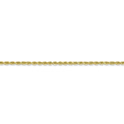 10k 1.75mm 16in Diamond-cut Rope Chain