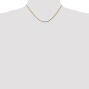 10k 1.75mm 16in Diamond-cut Rope Chain