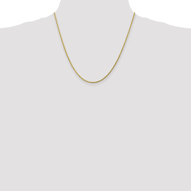 10k 1.75mm 20in Diamond-cut Rope Chain