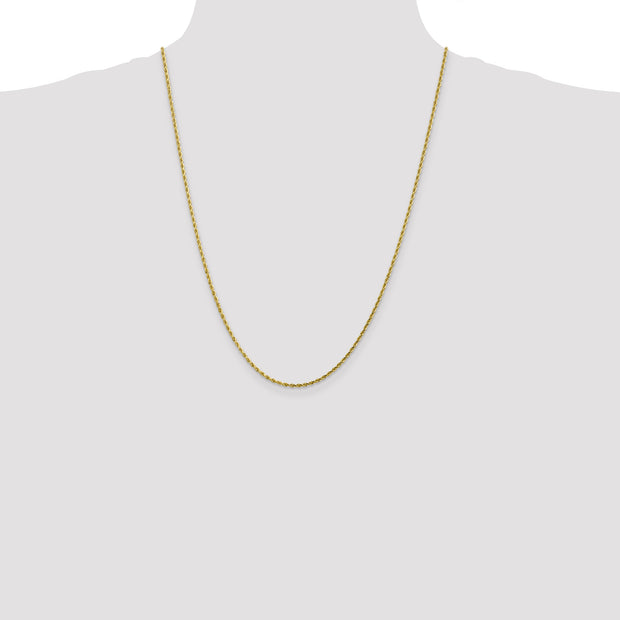 10k 1.75mm 24in Diamond-cut Rope Chain
