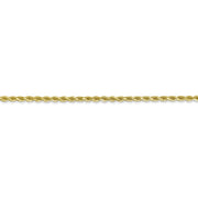 10k 2mm 20in Diamond-cut Rope Chain