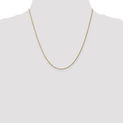 10K 0.95mm 20in Carded Cable Rope Chain