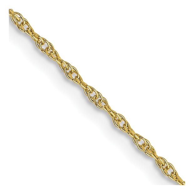 10K 0.95mm 20in Carded Cable Rope Chain