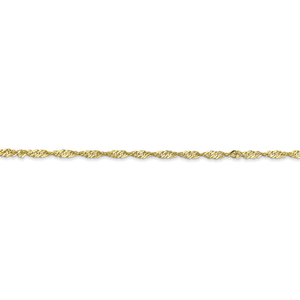 10k 1.7mm 20in Singapore Chain