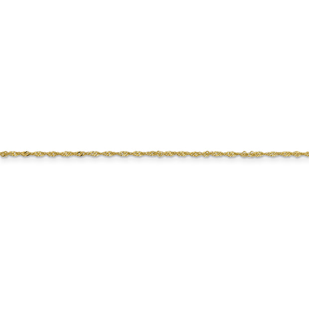 10K 1.1mm 14in Singapore Chain