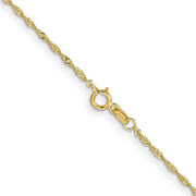 10K 1.1mm 14in Singapore Chain