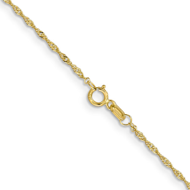 10K 1.1mm 14in Singapore Chain