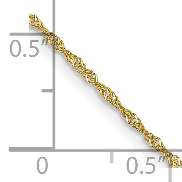 10K 1.1mm 14in Singapore Chain