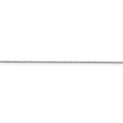 10k White Gold 1mm 20in Box Chain