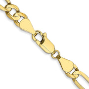 10k 5.5mm 22in Concave Open Figaro Chain