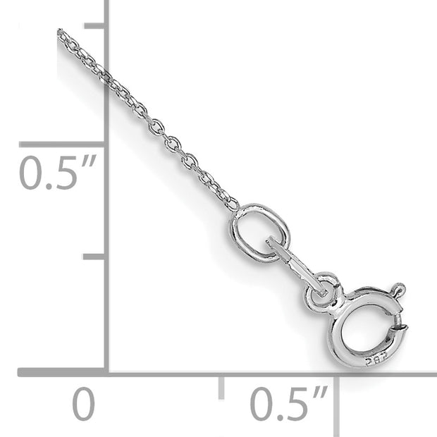 10k WG 0.6mm 10in D/C Cable Chain Anklet