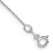 10k WG 0.6mm 10in D/C Cable Chain Anklet