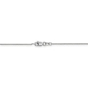 10k WG 0.8mm D/C Cable with Lobster Clasp Chain