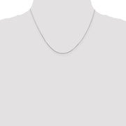 10k WG 0.8mm 18in D/C Cable with Lobster Clasp Chain