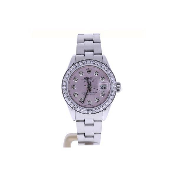 Rolex Date Just 26mm Stainless-steel 69160 Pink Dial