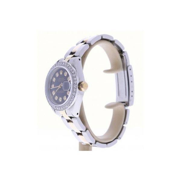 Rolex Date 26mm Steel-and-14k-gold 6917 Black Dial