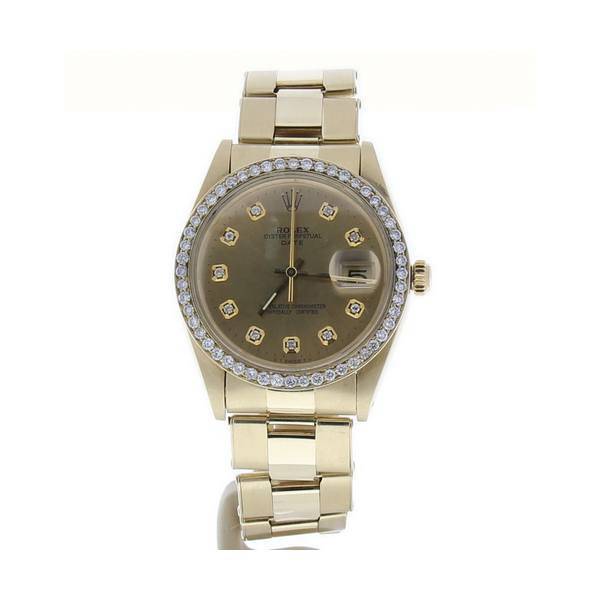 Rolex Date 34mm Yellow-gold 1503