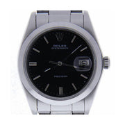Rolex Date 34mm Stainless-steel 6694 Black Dial