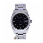 Rolex Date 34mm Stainless-steel 6694 Black Dial
