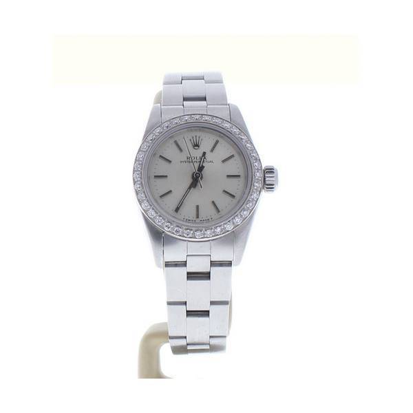 Rolex Oyster Perpetual 26mm Stainless-steel 67180 Silver Dial
