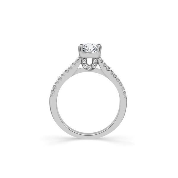 14K WHITE GOLD 1.25 CTW Diamond PEAR Engagement Ring