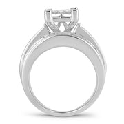 14K WHITE GOLD 3.00 CTW DIAMOND BRIDAL SET