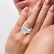 14K WHITE GOLD 3.00 CTW DIAMOND BRIDAL SET