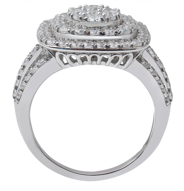 10k White Gold 2.00 ctw Diamond Engagement Ring
