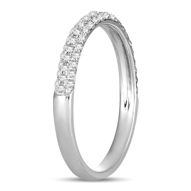 14K white gold 0.33 ctw Diamond Band