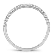 14K white gold 0.33 ctw Diamond Band