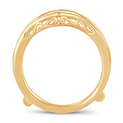 14k Yellow Gold 0.38 CTw Diamond RING GUARD