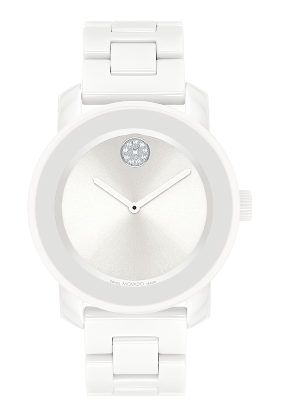Movado BOLD Ceramic Ladies Bracelet Watch 3600802 Paramount Jewelers LLC