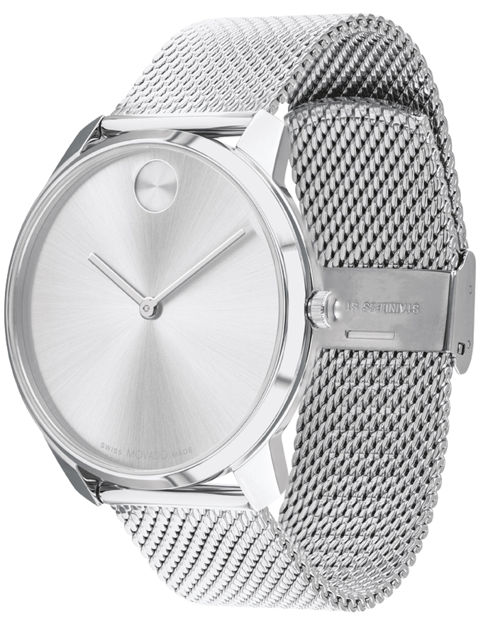 Movado Bold Mesh Bracelet Stainless Steel Watch 3600589
