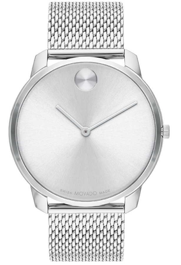 Movado BOLD Mesh Bracelet Stainless Steel Watch 3600589