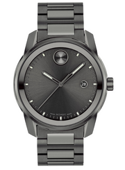 Movado BOLD Verso Gunmetal Ion-Plated Bracelet Watch 3600736