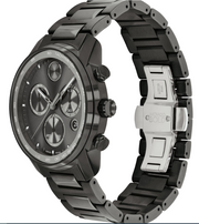 Movado BOLD Verso Chronograph Gunmetal Ion-Plated Bracelet Watch 3600743