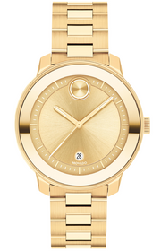 Movado BOLD Verso Gold Ion-Plated Bracelet Ladies Watch 3600750