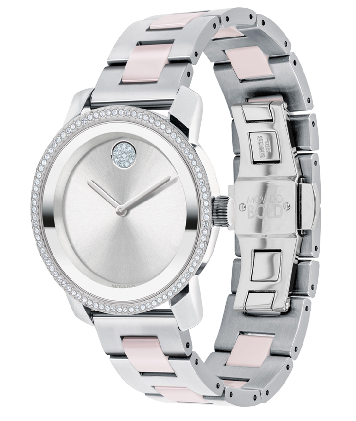 Movado Bold Ceramic Ladies Watch 3600784