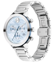 Movado Ice Blue BOLD Evolution Ladies Watch Bracelet 3600787