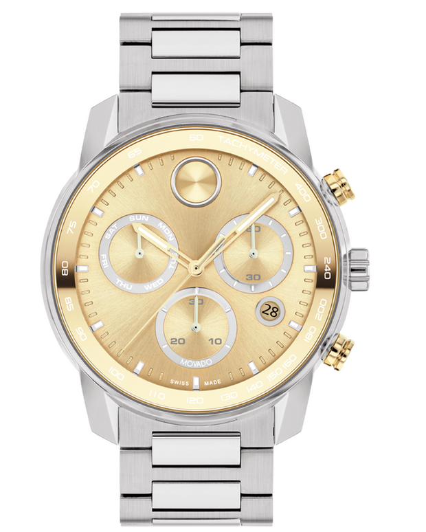 Movado BOLD Verso Stainless Steel Bracelet Watch 3600907