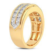 14K yellow gold 1.00 CTw DIAMOND Men's band