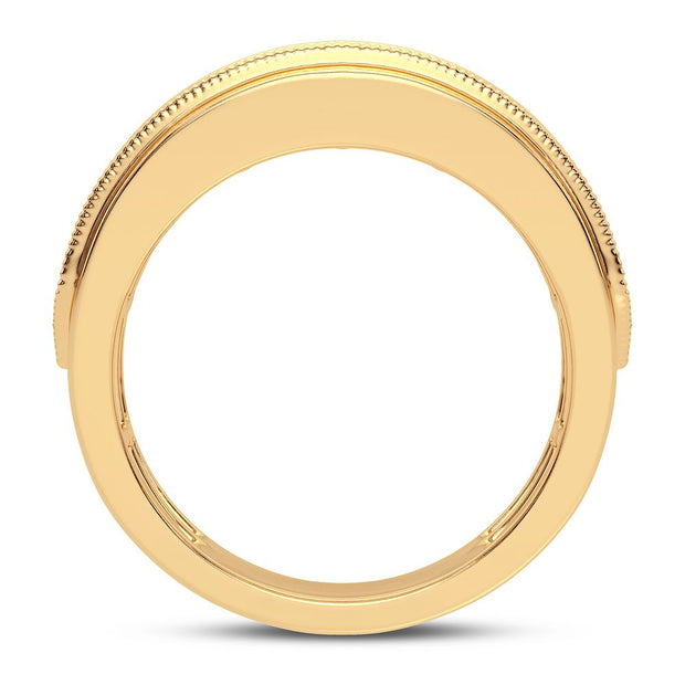 14K yellow gold 1.00 CTw DIAMOND Men's band