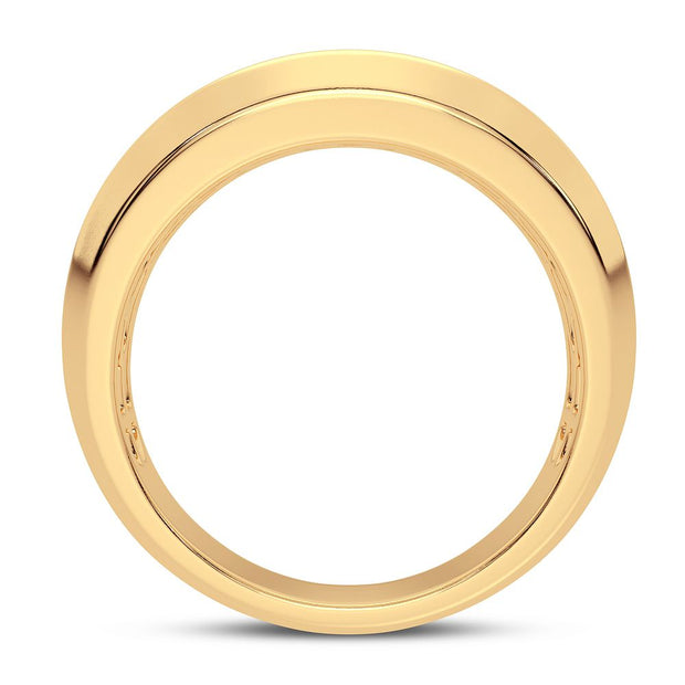 10K yellow gold 0.50 CTw Diamond men's Band