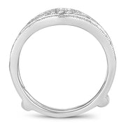 14K white gold 0.50 CTw Diamond RING GUARD