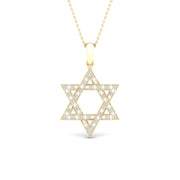 10K yellow gold 0.10 CTw Diamond PENDant