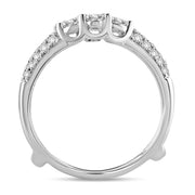 14K white gold 1.00 CTw Diamond RING GUARD