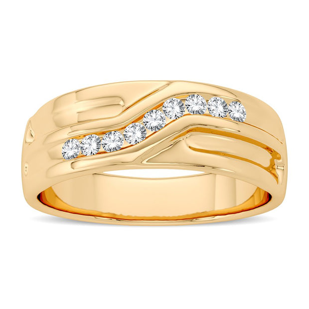14K yellow gold 0.15 CTw Diamond Band